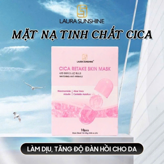 Mặt Nạ Tinh Chất Cica Laura Sunshine 