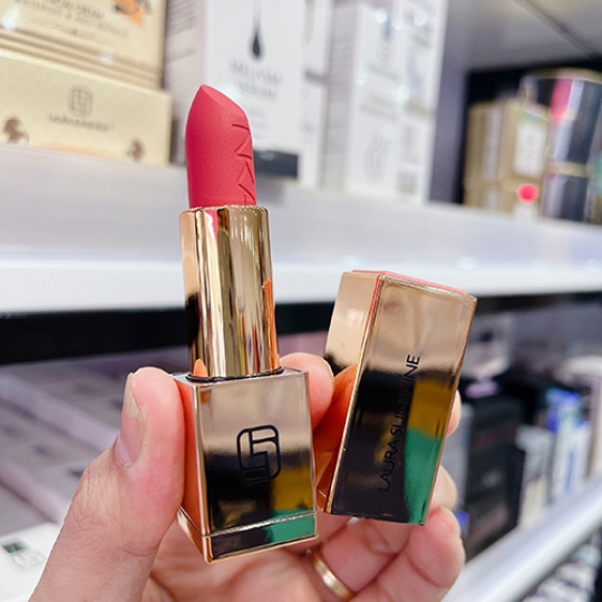 Son Laura Sunshine Golden Velvet Lipstick No.12 - Hồng Ánh Tím