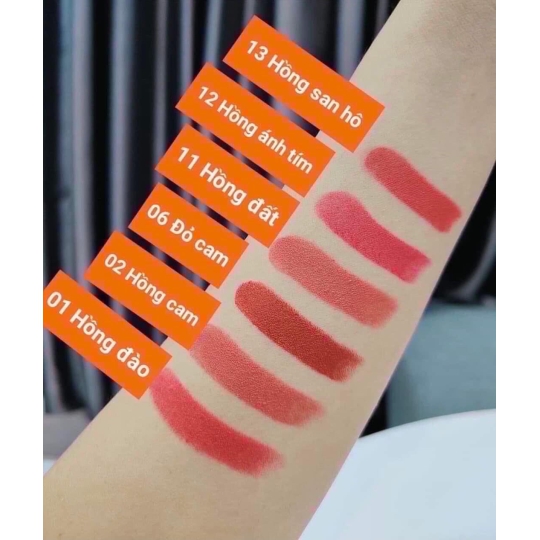 Son Laura Sunshine Golden Velvet Lipstick No.12 - Hồng Ánh Tím