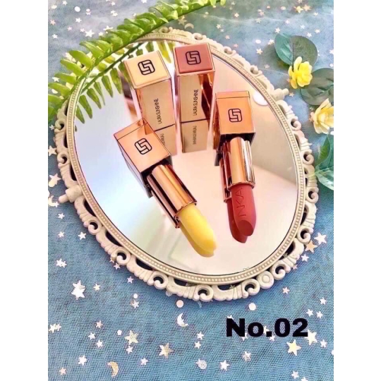Son Laura Sunshine Golden Velvet Lipstick No.12 - Hồng Ánh Tím