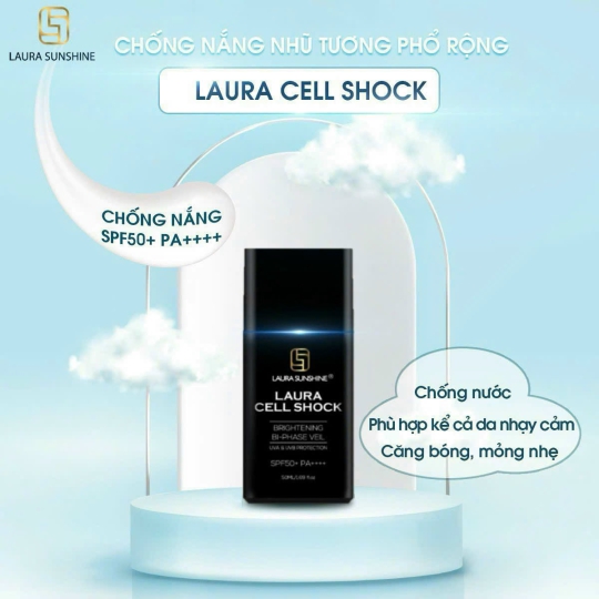 Kem Chống Nắng Laura Cell Shock