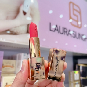 Son Laura Sunshine Golden Velvet Lipstick No.02 - Hồng Ánh Cam
