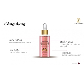 Tinh chất dưỡng dầu ngựa Laura Sunshine Horse Oil Ampoule - 80ml