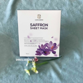 SAFFRON SHEET MASK - Mặt nạ nhụy hoa nghệ tây Nhật Kim Anh - LAURA SUNSHINE